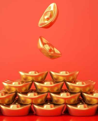 금, 투자, 부자 이미지