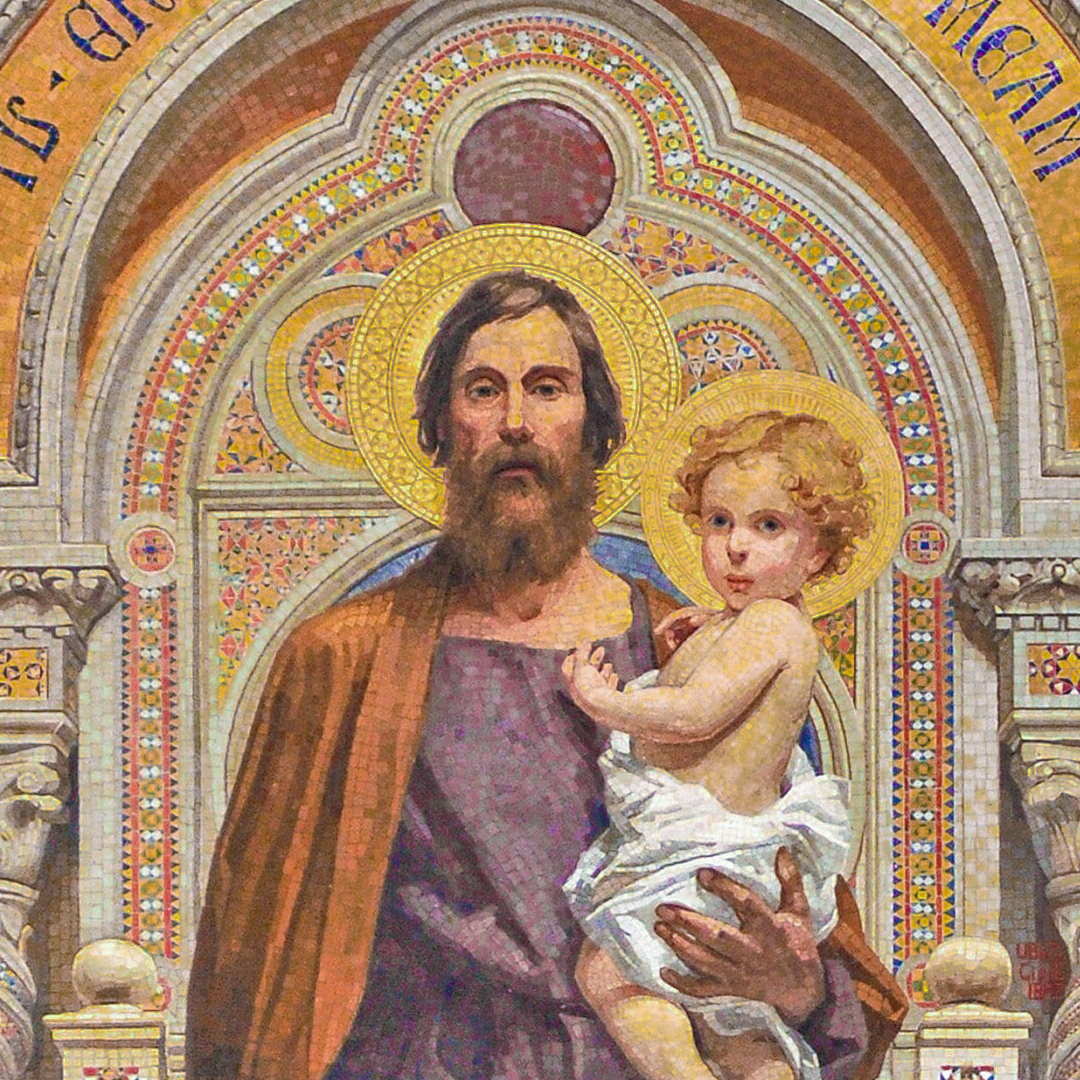 St. Joseph Mosaic Originally from St. Peter&rsquo;s Basilica at the Vatican