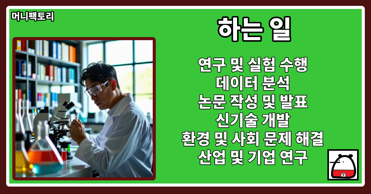 과학자하는일