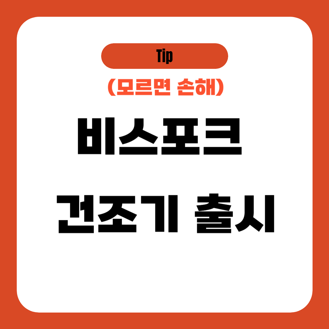 비스포크 건조기 출시