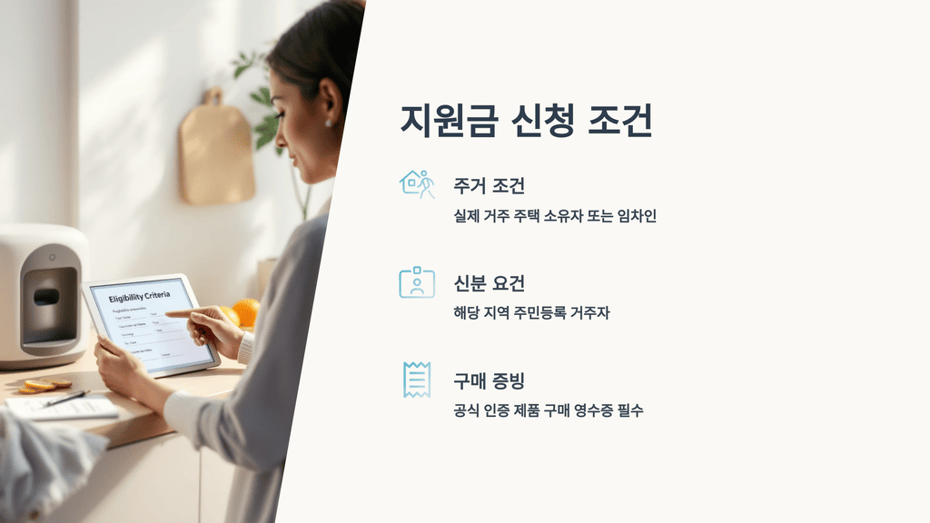 지원금 신청 조건