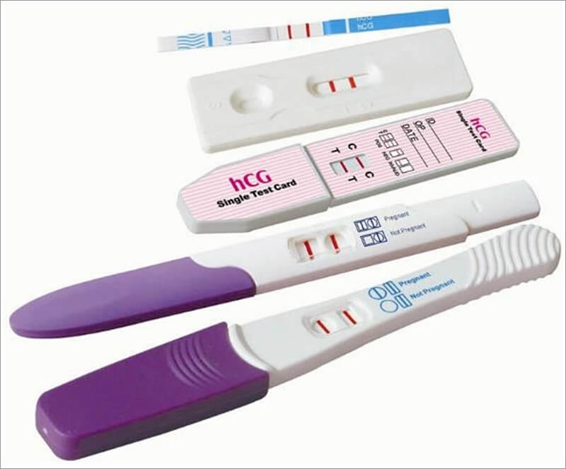 임신테스트기 - 스트립형, 스틱형, 디지털형 등