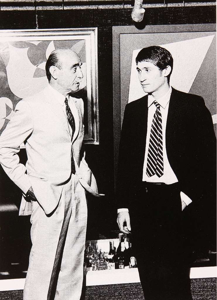 Lucio Fontana ed Ettore Sordini - anno 1966