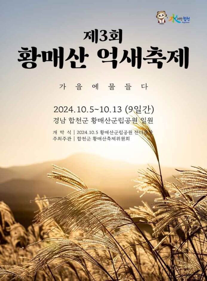 황매산 억새 축제