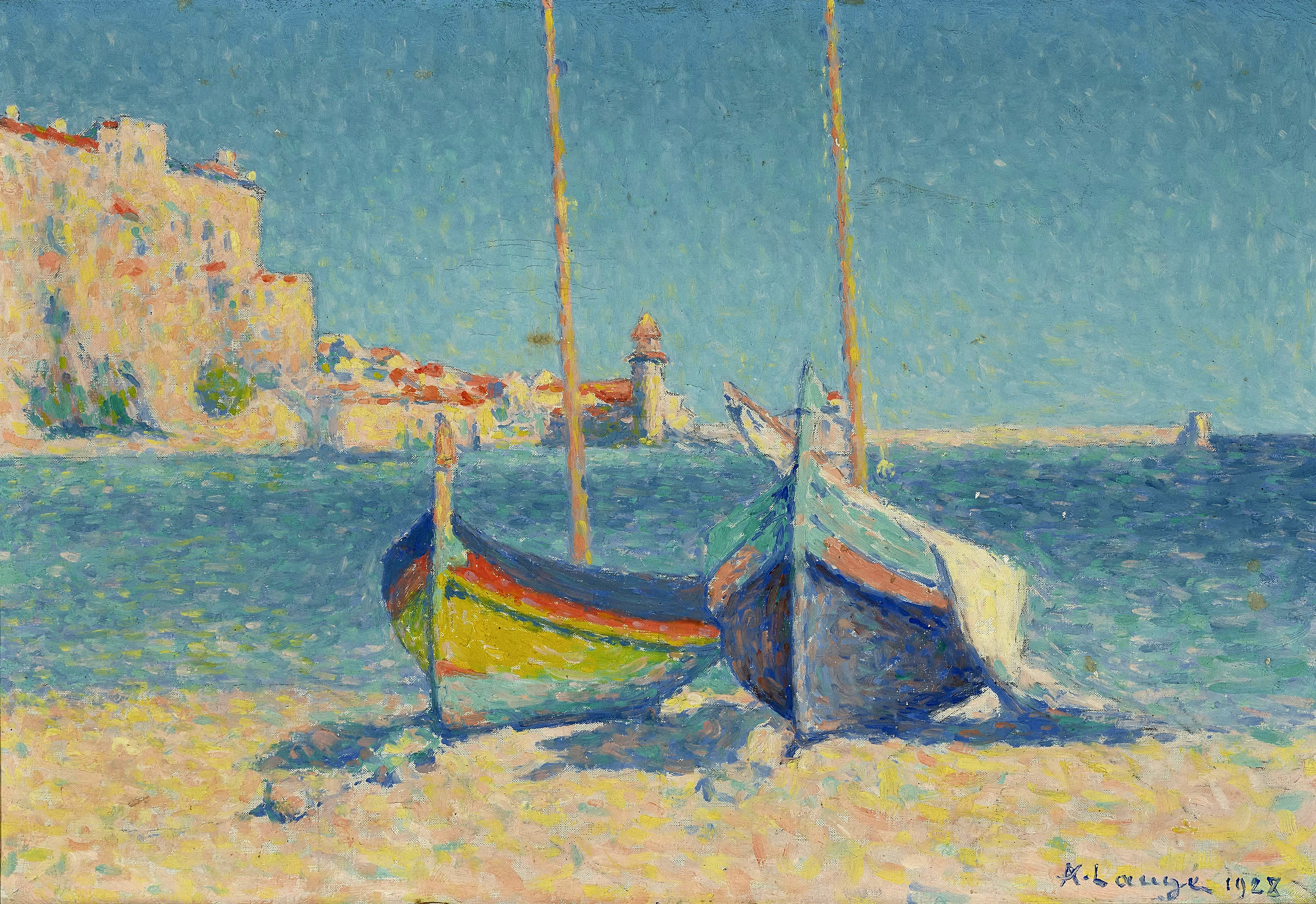 아실 로지(Achille Lauge), 프랑스, 화가, 1861-1944