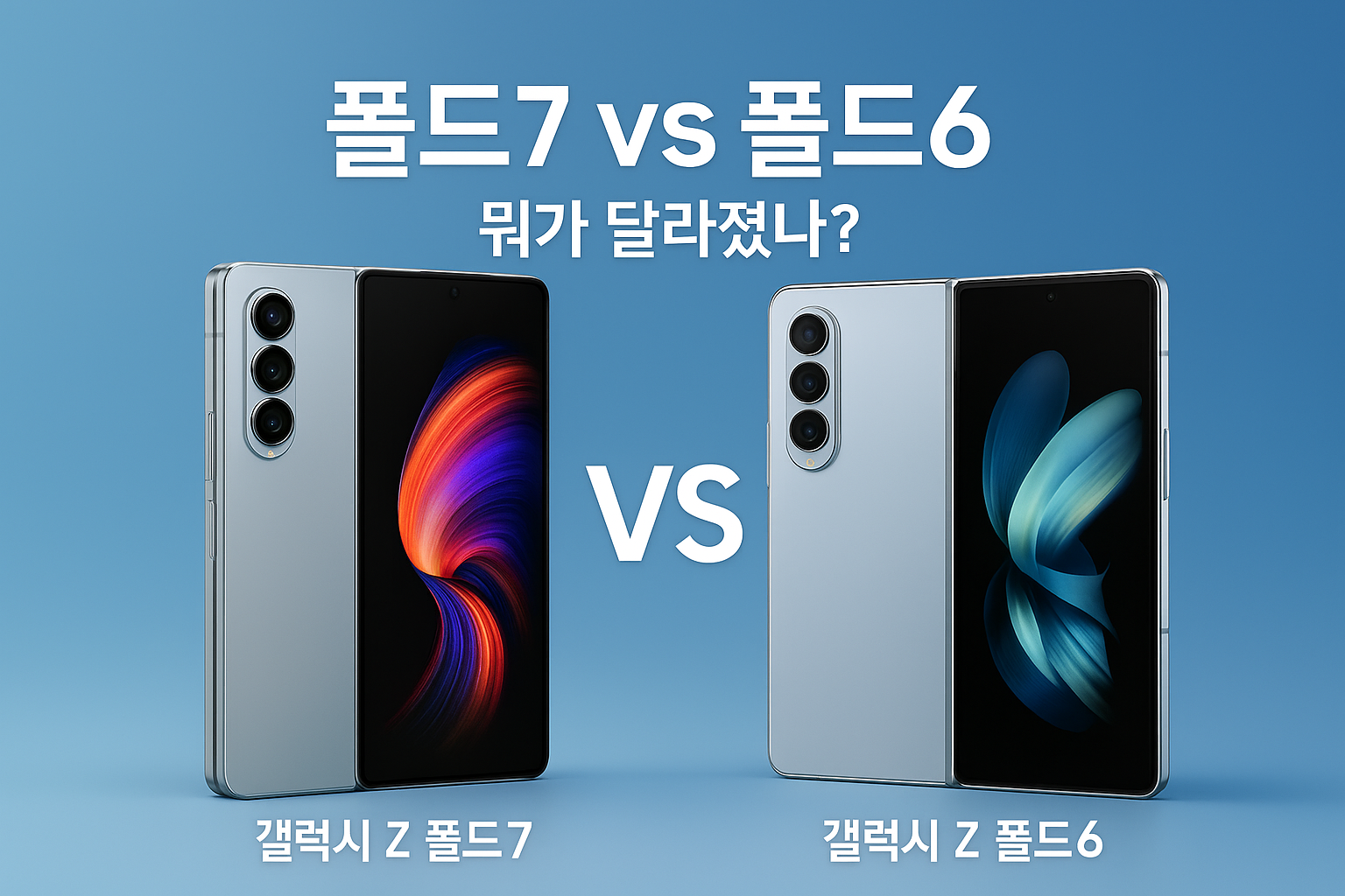 폴드7과 폴드6 비교