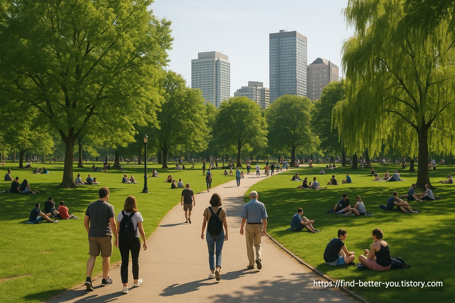 공원이 품은 공간의 치유