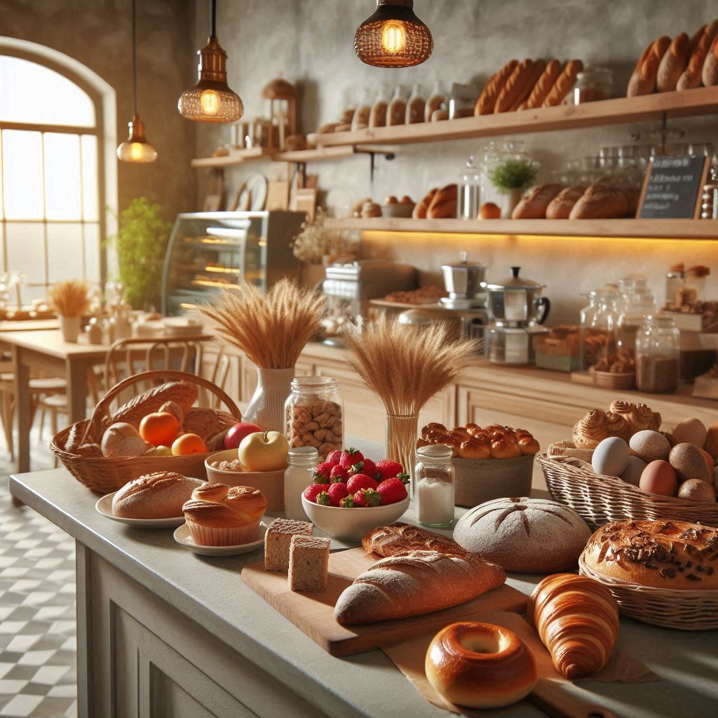 베이커리 배경