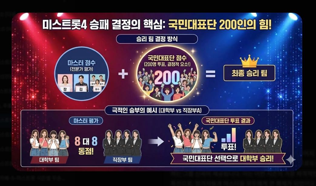 미스트롯4 우승 예상: [2026년 최신] 홍성윤&middot;허찬미 TOP5 및 다크호스 완전 분석