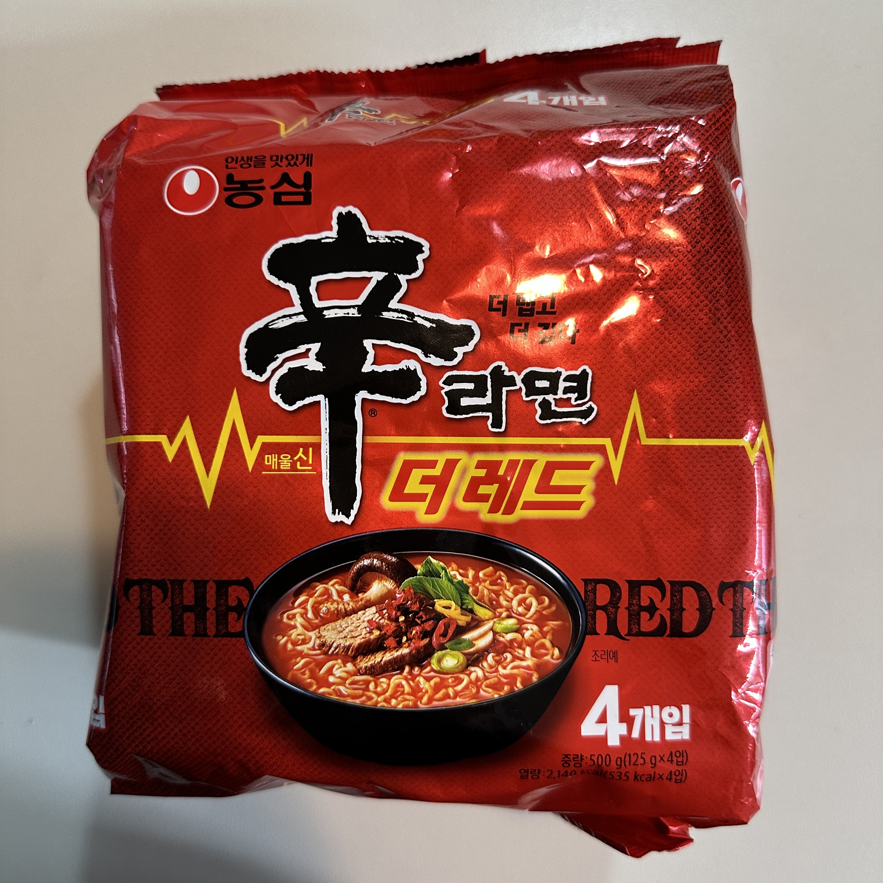 농심_신라면_더레드