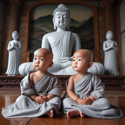 부천님 오신 날 동자승 이미지