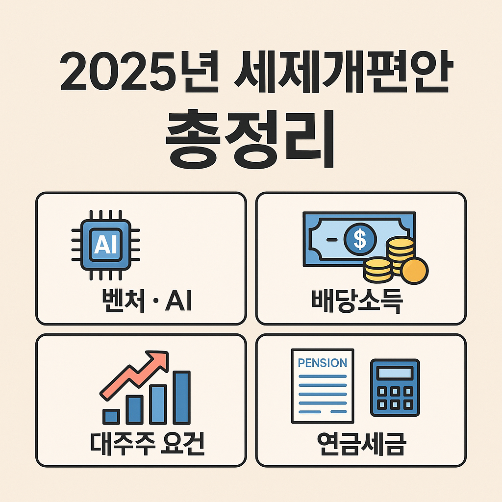 2025년 세제개편안
