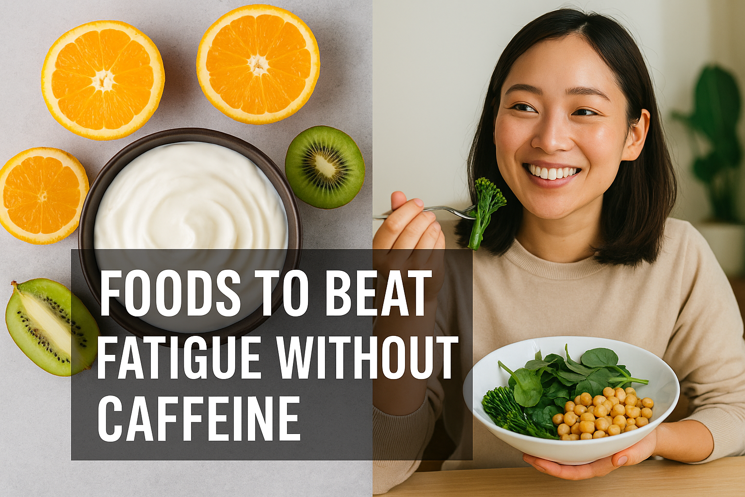 카페인 없이 피로를 푸는 음식 5가지