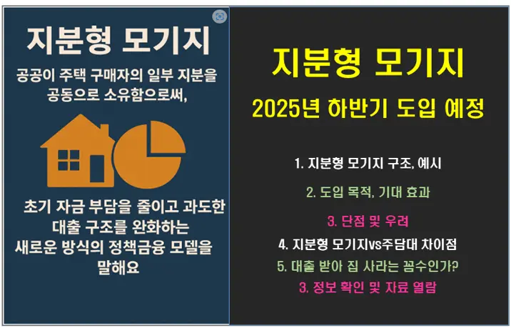 2025년 지분형 모기지 도입 예정, 대출 받아 집 사라?