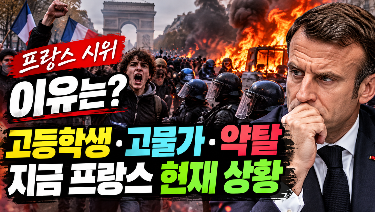 프랑스 시위 이유|고등학생·고물가·규모·현재 상황