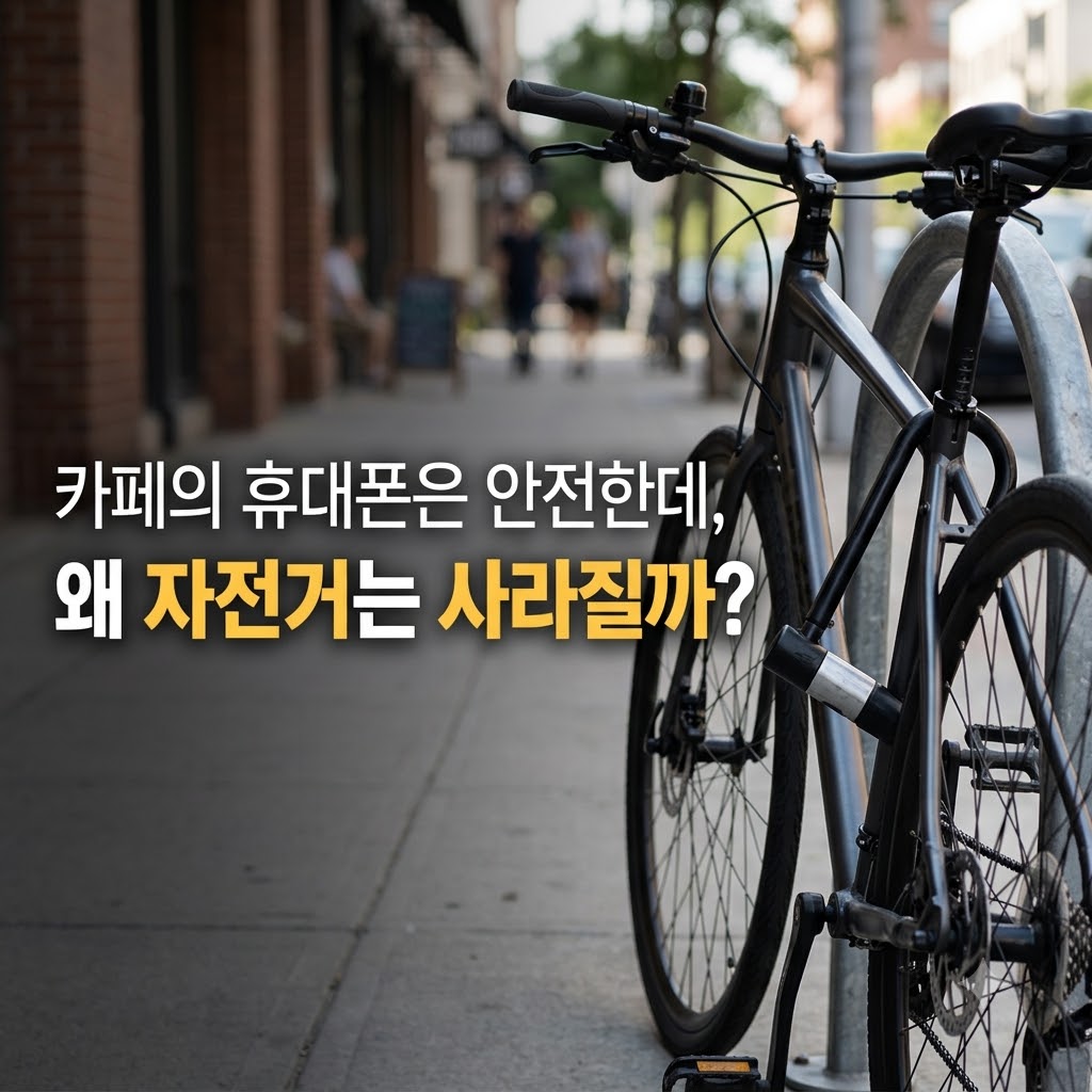 자전거 도난 예방을 위한 U자형 잠금장치 선택과 주차 위치 팁