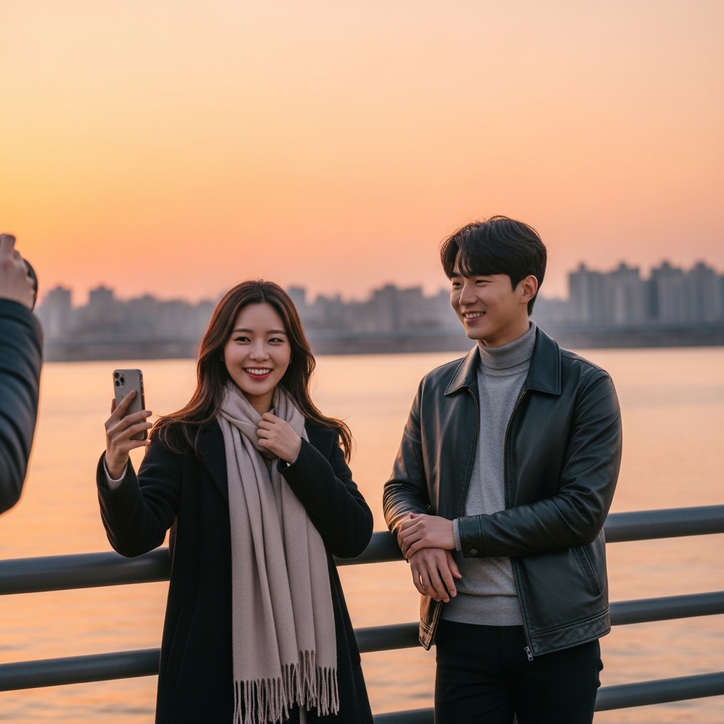 노을 타이밍 잡기: 인생샷 포인트