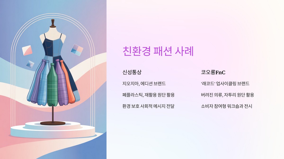 신성통상·코오롱FnC 캠페인 사례