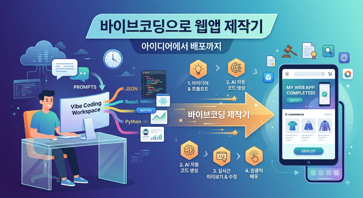 바이브코딩으로 웹앱 제작기