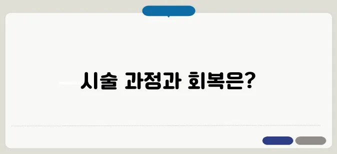 전극도자절제술, 시술 과정과 회복 기간