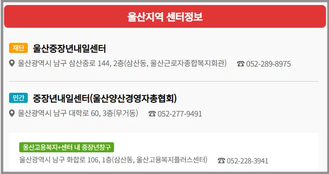 중장년내일센터