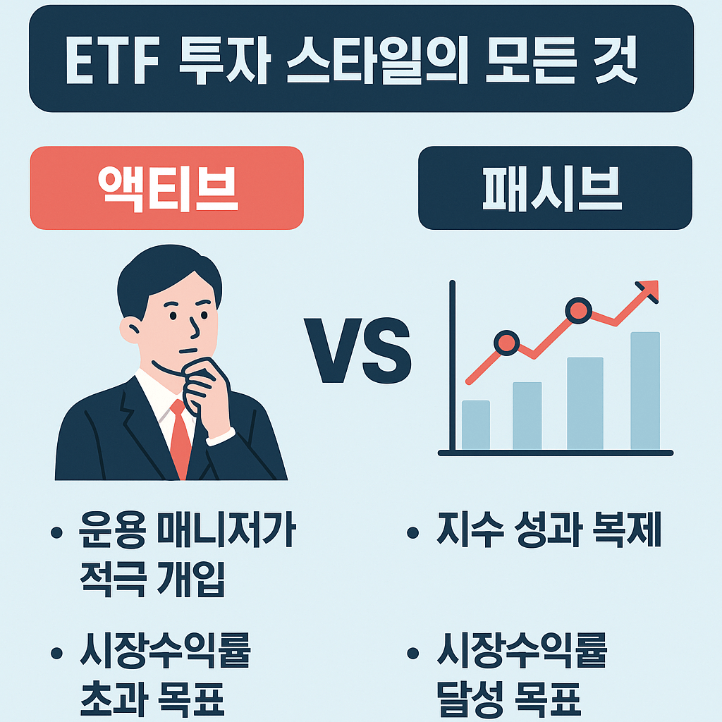 액티브 VS 패시브 비교