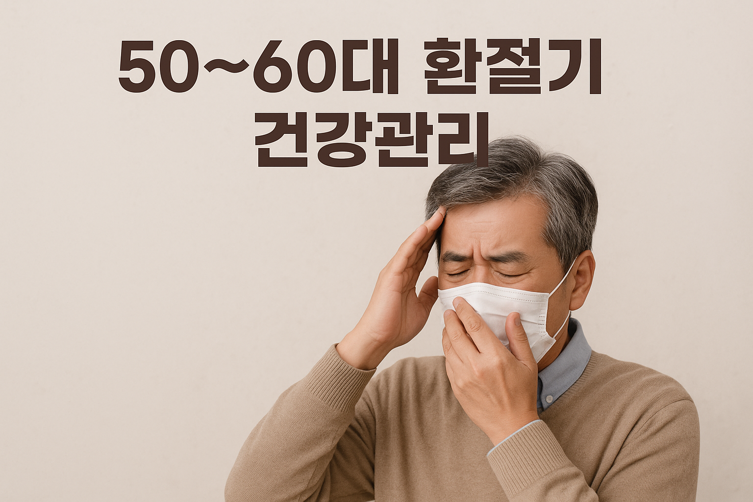 50~60대 환절기 건강관리