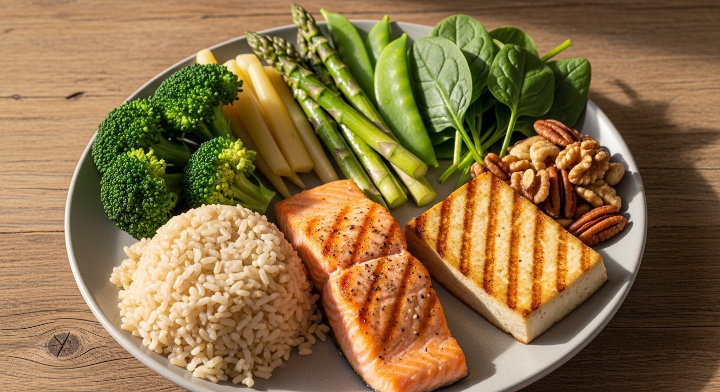 공복 혈당 관리에 도움이 될 수 있는 식단 이미지