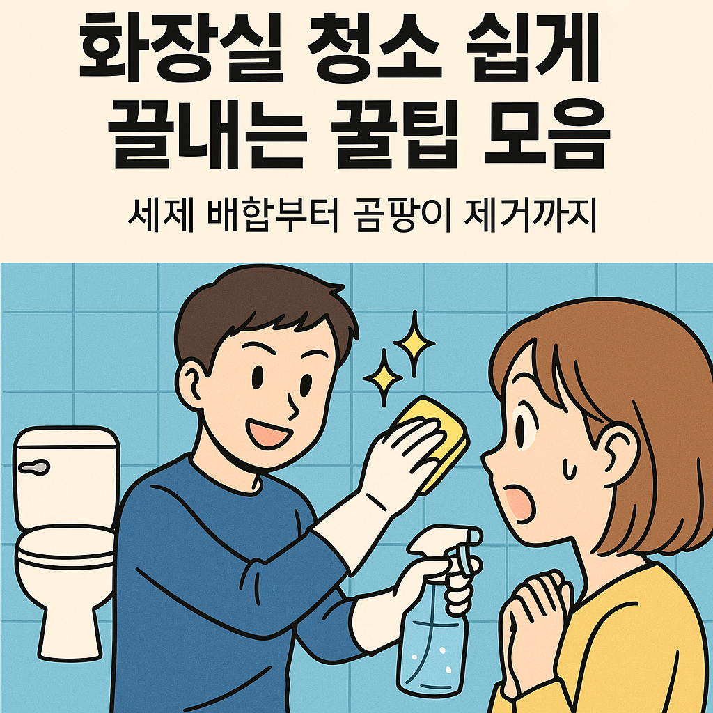 쉽고 빠른 화장실 청소 요령