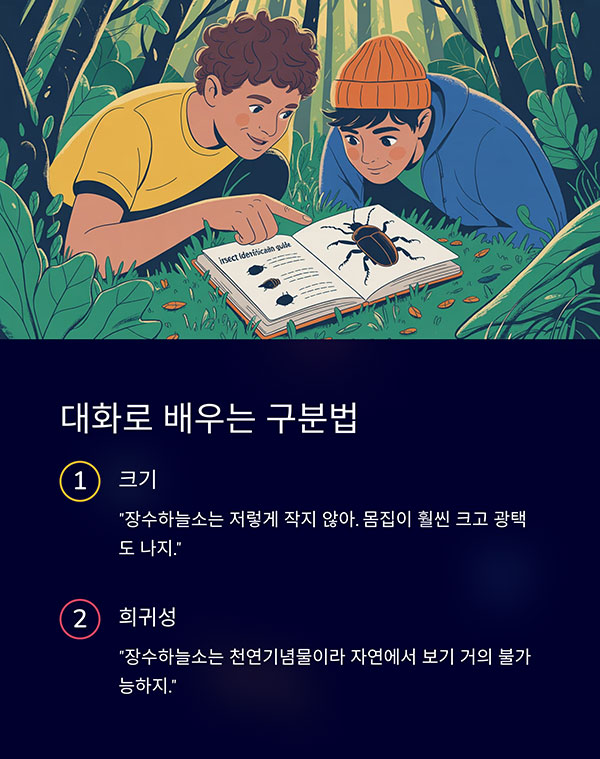 대화체로 보는 구분법