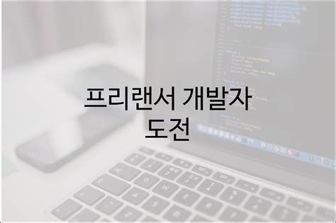 개발자 프리랜서