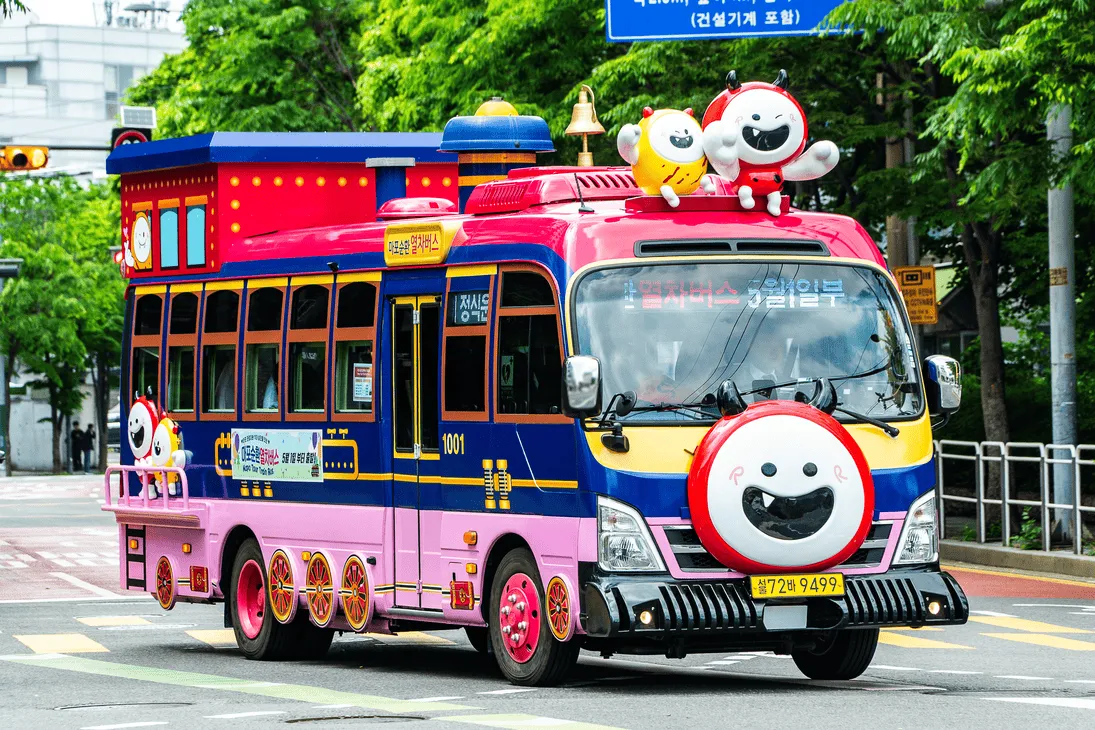 마포순환열차버스 버스 사진