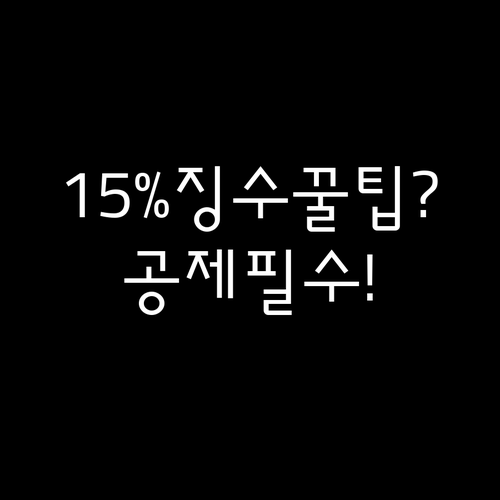 미국 배당금 15% 원천징수, 외국납..
