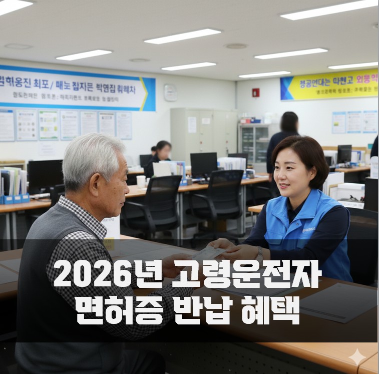2026년 고령운전자 면허증 반납 혜택