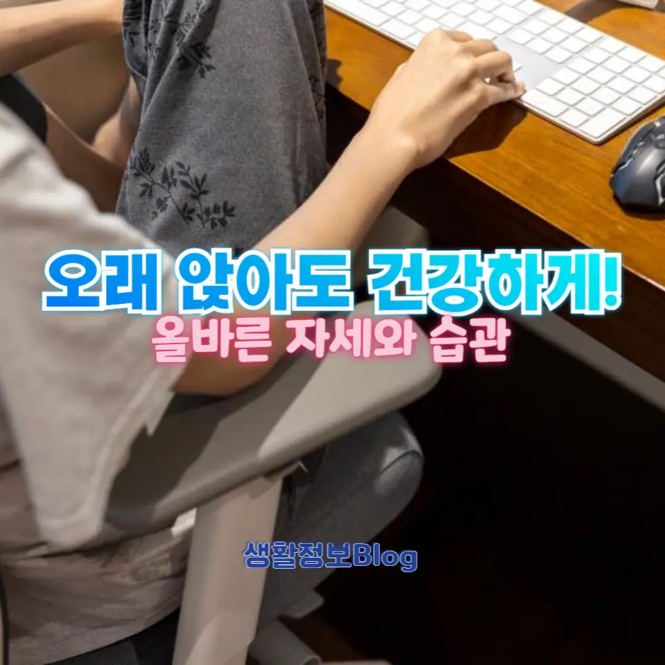 자세 교정과 건강 유지