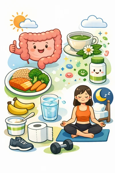 장과 휴식을 상징한 이미지