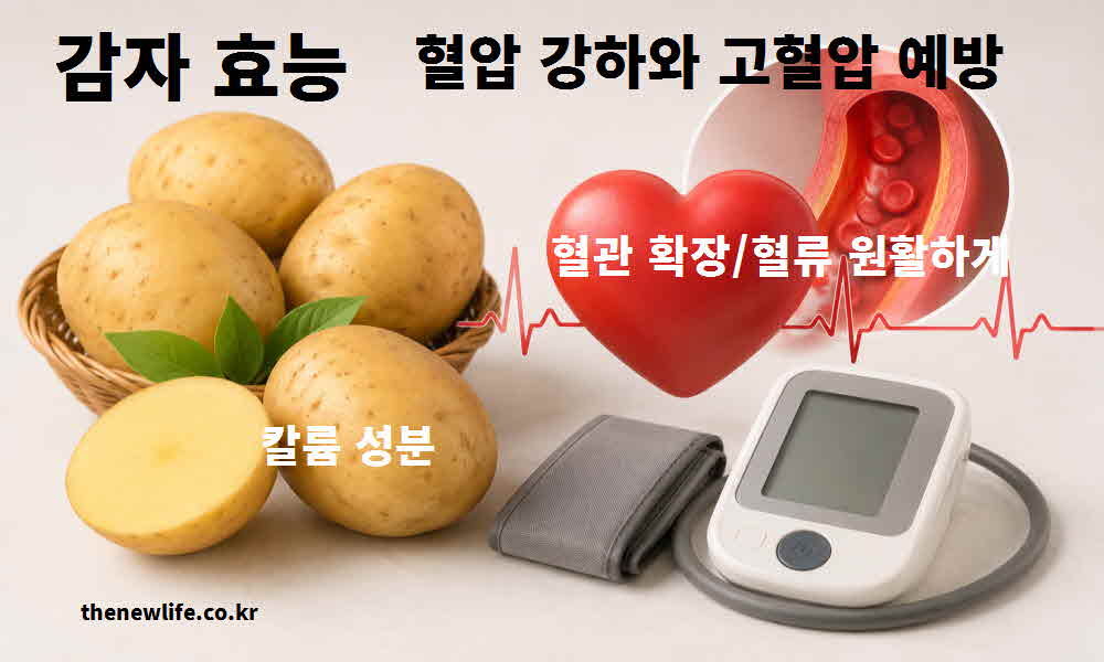 감자 효능 혈압 강하 고혈압 예방