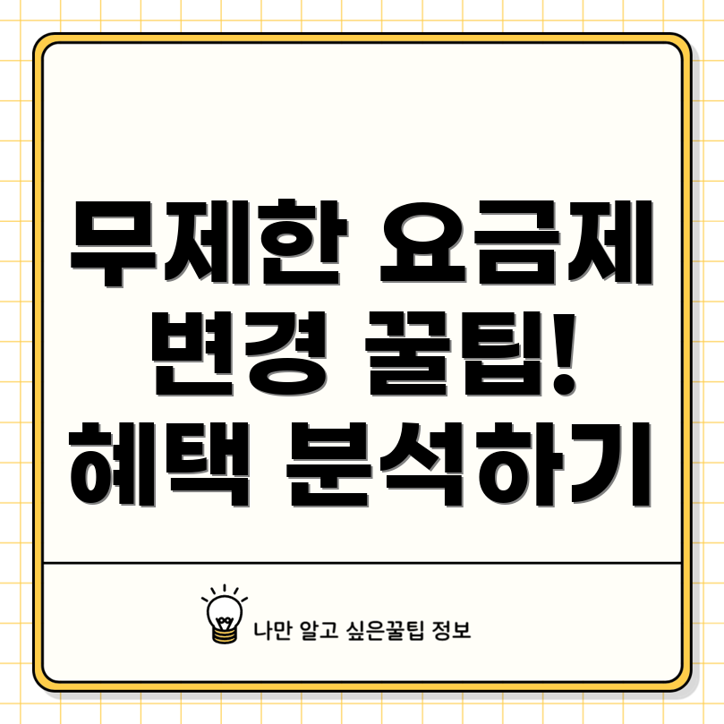 문자 무제한 요금제