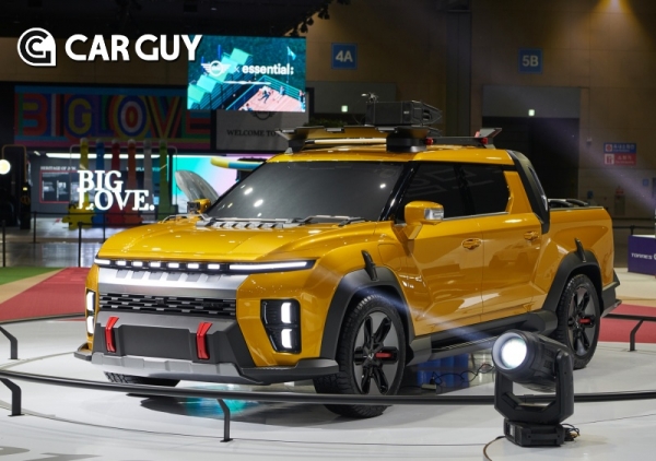 무쏘 EV5 전기 픽업트럭