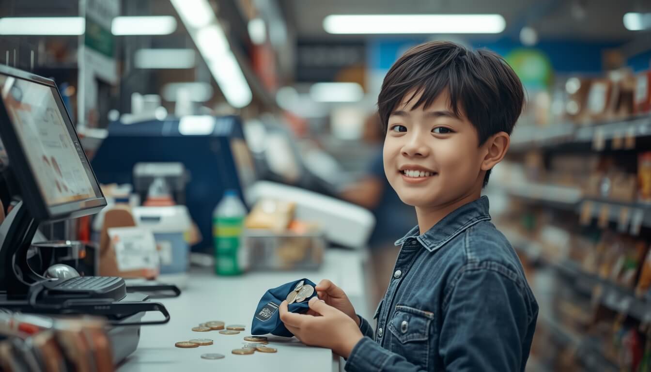 초등학생 용돈으로 직접 구매 편의점 자율 소비 경험