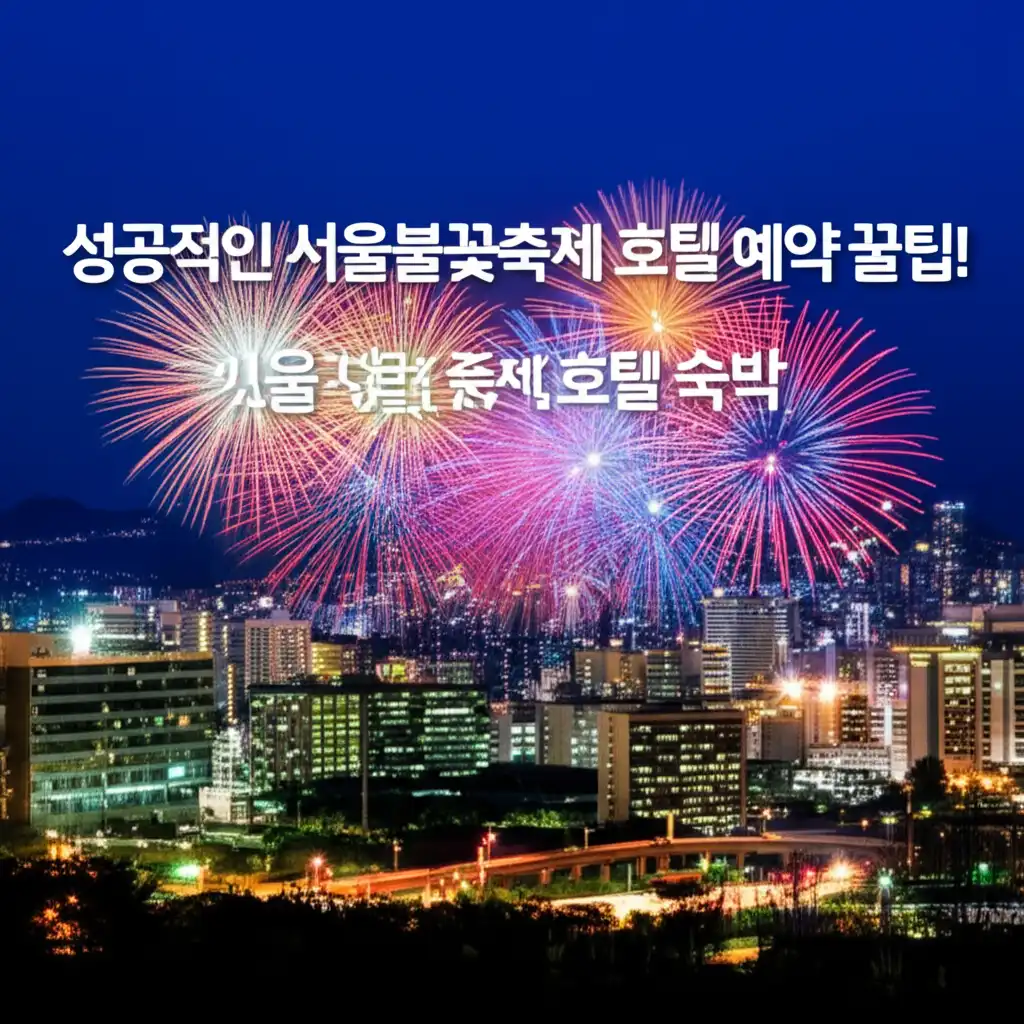 서울불꽃축제호텔숙박_booking-tips