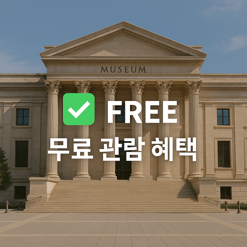 무료로 즐기는 문화생활🖼️ 2025 박물관·미술관 관람 혜택 총정리