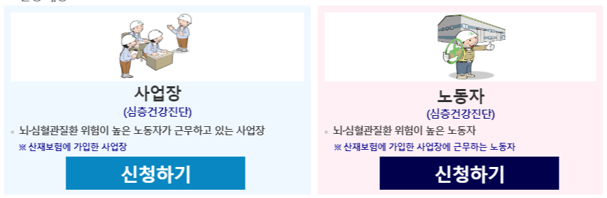 심층건강진단 신청방법