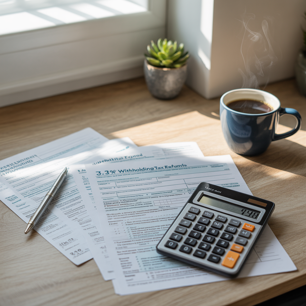 3.3% 원천징수 환급 신청