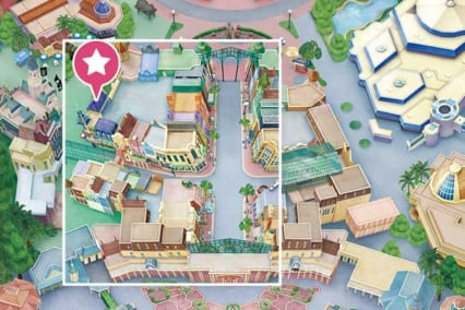 디즈니 랜드 지도