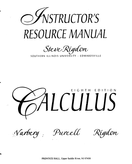 스튜어트 미적분학 9판 솔루션