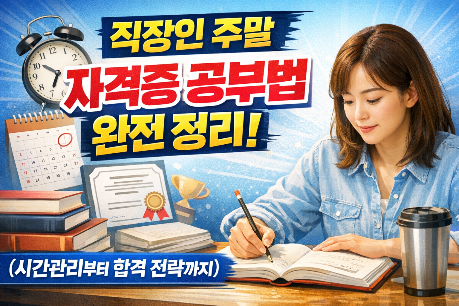 직장인 주말 자격증 공부법