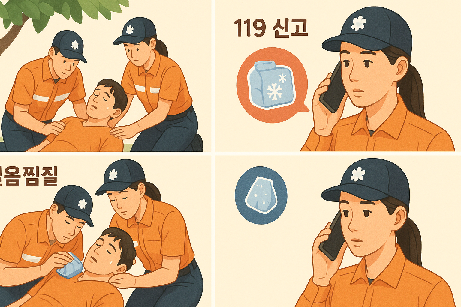 온열질환 응급처치 요령 숙지