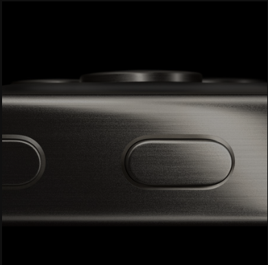 항공우주 등급의 티타늄 디자인 채택한 iPhone 15프로