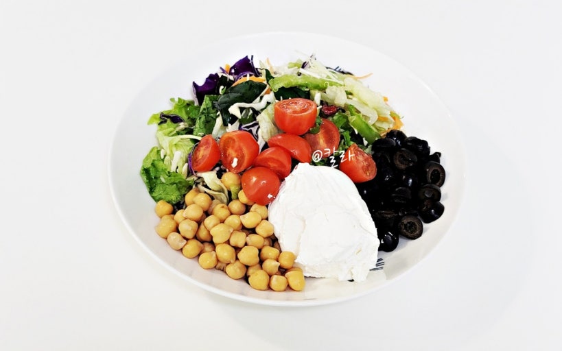 병아리콩 샐러드 관련 사진